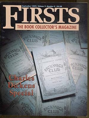 Image du vendeur pour Firsts: The Book Collector's Magazine September, 1997 mis en vente par Dearly Departed Books