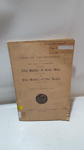 Bild des Verkufers fr A Note On The Drawings In The Possession Of The Earl Of Dartmouth Illustrating The Battle Of Sole Bay May 28, 1672 And The Battle Of The Texel August 11, 1673 zum Verkauf von Cambridge Rare Books