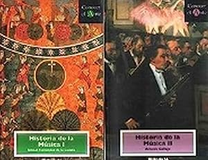 Imagen del vendedor de Historia de la msica I y II a la venta por SOSTIENE PEREIRA