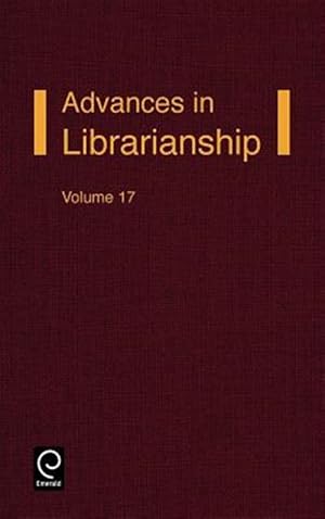 Immagine del venditore per Advances in Librarianship venduto da GreatBookPricesUK