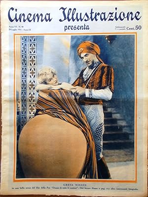 Cinema Illustrazione 29 Luglio 1931 Nissen Landi Amore Bendato Browning Sidney