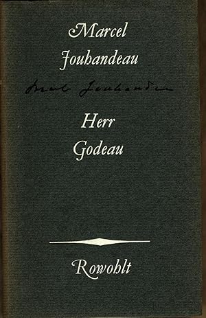 Seller image for Herr Godeau Marcel Jouhandeau, Gesammelte Werke in Einzelausgaben for sale by avelibro OHG