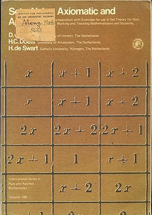 Immagine del venditore per Sets: Naive, Axiomatic and Applied A basic compendium with exercises for use in set theory for non logicians, working and teaching mathematicians and students venduto da avelibro OHG