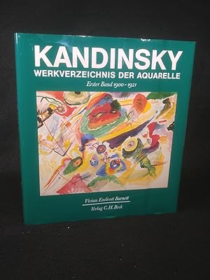 Bild des Verkufers fr Kandinsky. Werkverzeichnis der Aquarelle. Erster Band 1900 - 1921. zum Verkauf von ANTIQUARIAT Franke BRUDDENBOOKS