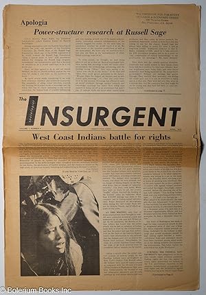 Seller image for The insurgent sociologist: Vol. 1 No. 4 , April 1971 for sale by Bolerium Books Inc.