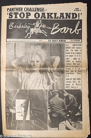 Immagine del venditore per Berkeley Barb: vol. 6, #19 (#143) May 10-16, 1968: Panther Challenge- Stop Oakland! venduto da Bolerium Books Inc.