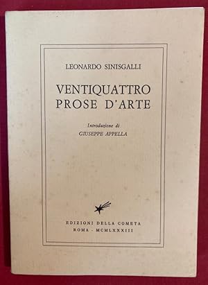 Seller image for Ventiquattro Prose d'Arte. Introduzione di Giuseppe Appella. for sale by Plurabelle Books Ltd
