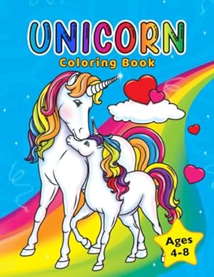 Immagine del venditore per Unicorn Coloring Book: For Kids Ages 4-8 venduto da WeBuyBooks