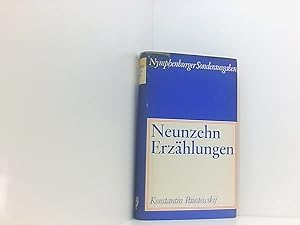 Imagen del vendedor de Neunzehn Erzhlungen. Dt. von Georg Schwarz und Ilse Mirus. a la venta por Book Broker