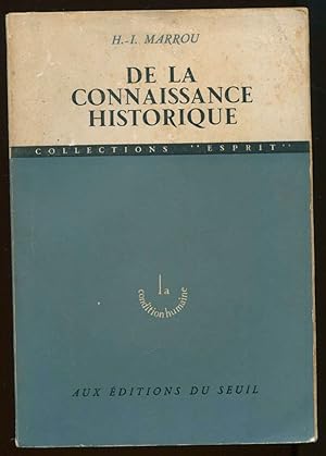 Seller image for De la connaissance historique for sale by LibrairieLaLettre2