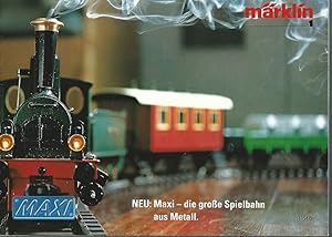 Bild des Verkufers fr Mrklin. Neu: Maxi - die groe Spielbahn aus Metall. zum Verkauf von Lewitz Antiquariat