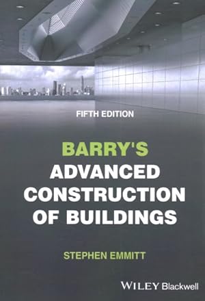 Seller image for Barry's Advanced Construction of Buildings for sale by GreatBookPrices