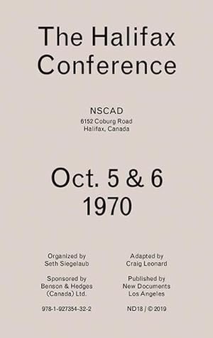Seller image for The Halifax Conference (Paperback) for sale by CitiRetail