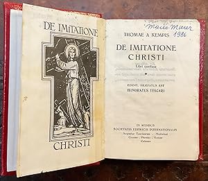 De Imitazione Christi. Libri quattuor