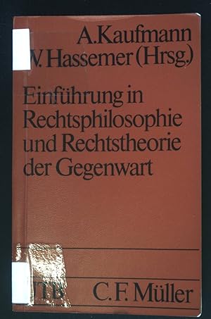 Bild des Verkufers fr Einfhrung in Rechtsphilosophie und Rechtstheorie der Gegenwart (Nr. 593) UTB zum Verkauf von books4less (Versandantiquariat Petra Gros GmbH & Co. KG)