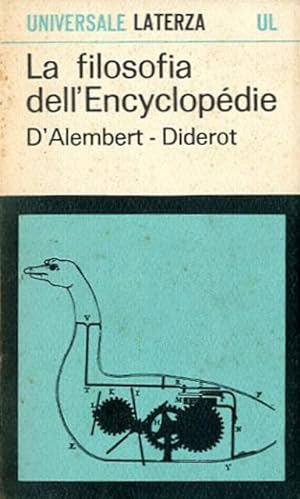 Seller image for La filosofia dell'Encyclopedie. for sale by BFS libreria