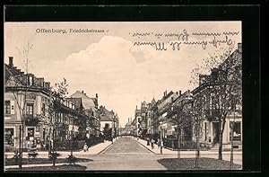 Ansichtskarte Offenburg, Häuser an der Friedrichstrasse