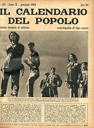 Il Calendario del popolo, a. 10, 1954 completo. Rivista mensile di cultura.