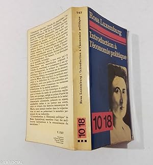 Imagen del vendedor de Rosa Luxemburg. Introduction  l'conomie politique a la venta por La Social. Galera y Libros