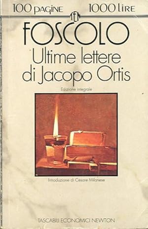 Imagen del vendedor de Ultime lettere di Jacopo Ortis. a la venta por BFS libreria