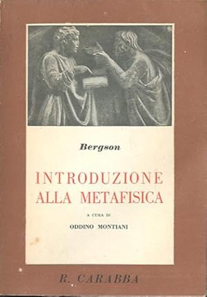 Immagine del venditore per Introduzione alla metafisica. venduto da BFS libreria