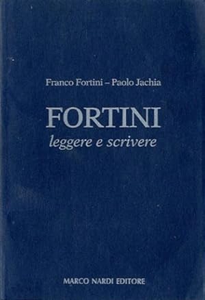 Bild des Verkufers fr Fortini leggere e scrivere. zum Verkauf von BFS libreria