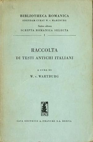 Raccolta di testi antichi italiani.
