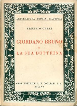 Imagen del vendedor de Giordano Bruno e la sua dottrina. a la venta por BFS libreria