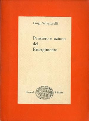 Imagen del vendedor de Pensiero e azione del Risorgimento. Tre giornate in Sicilia. a la venta por BFS libreria