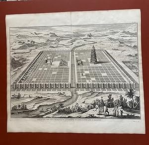 A PLAN OF THE CITY OF BABYLON ACCORDING TO HERODOTUS AND F. KIRCHER
