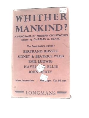 Seller image for Whither Mankind for sale by World of Rare Books