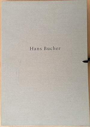 Bild des Verkufers fr Hans Bucher. Mappe zu den Ausstellungen in der Galerie Benzeholz Meggen, 2004 zum Verkauf von buch&kunst