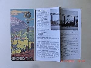 NIEDERDONAU. Mit der Reichspost durch Deutschland. Werbeschrift