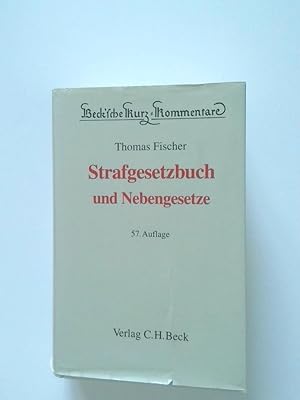 Imagen del vendedor de Strafgesetzbuch und Nebengesetze erl. von Thomas Fischer a la venta por Antiquariat Buchhandel Daniel Viertel