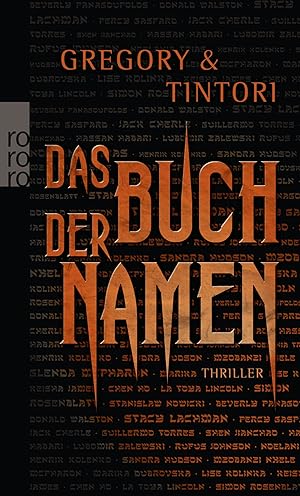 Seller image for Das Buch der Namen Thriller for sale by Antiquariat Buchhandel Daniel Viertel