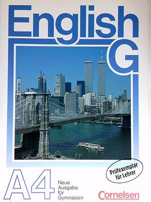Bild des Verkufers fr English G, Ausgabe A, Bd.4, Schlerbuch A, Neue Ausgabe fr Gymnasien ; 4 = fr das 8. Schuljahr an Gymnasien. ; [Hauptw.]. zum Verkauf von Antiquariat Buchhandel Daniel Viertel