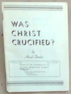 Bild des Verkufers fr Was Christ Crucified? zum Verkauf von Chapter 1
