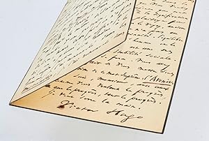 Imagen del vendedor de Lettre autographe signe adresse  Lon Richer : "Vous avez raison de compter sur moi pour affirmer l'avenir de la femme." a la venta por Librairie Le Feu Follet