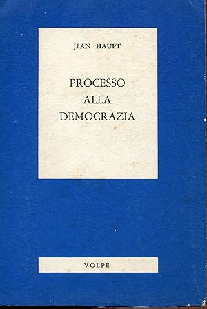 Imagen del vendedor de Processo alla democrazia a la venta por Studio Bibliografico Viborada