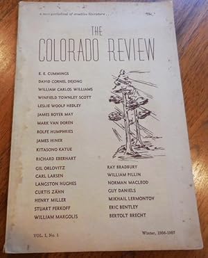 Bild des Verkufers fr The Colorado Review Vol. 1 No. 1 zum Verkauf von Derringer Books, Member ABAA