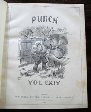 Punch, or the London Charivari. Vol. CXIV + CXV (114 u. 115), 2 Bde. in einem / 2 vols. in one.