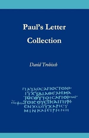 Bild des Verkufers fr Paul\ s Letter Collection: Tracing the Origins zum Verkauf von moluna