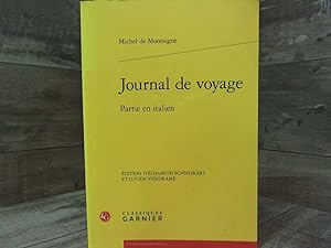 Seller image for Journal de voyage: Partie en italien for sale by Archives Books inc.