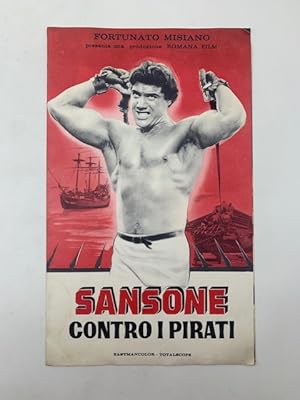 Sansone contro i pirati. Un film con Kirk Morris (pieghevole promozionale)