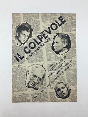 Il colpevole. Un film di Raymond Bernard (pieghevole promozionale)