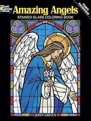 Seller image for Amazing Angels Stained Glass Coloring Book for sale by Redux Books