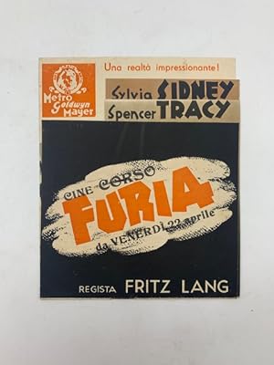 Furia. Regia di Fritz Lang (brochure promozionale)