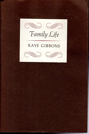 Seller image for Family Life: Chapters from "A Cure for Dreams" [Signed By Author] for sale by Dorley House Books, Inc.