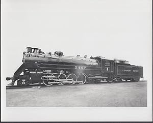 Seller image for Canadian Pacific Railway P2k 2-8-2 steam locomotive #5467 photo 1948 for sale by The Jumping Frog