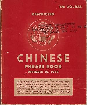 Chinese Phrase Book (Restricted) TM 30-633